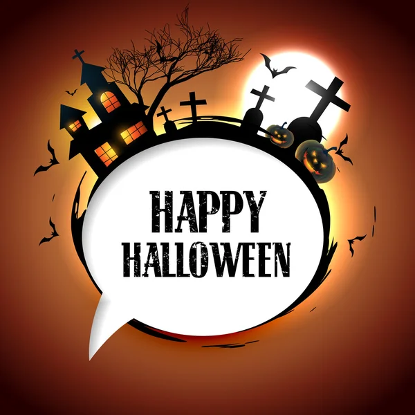 Gelukkige Halloween — Stockvector