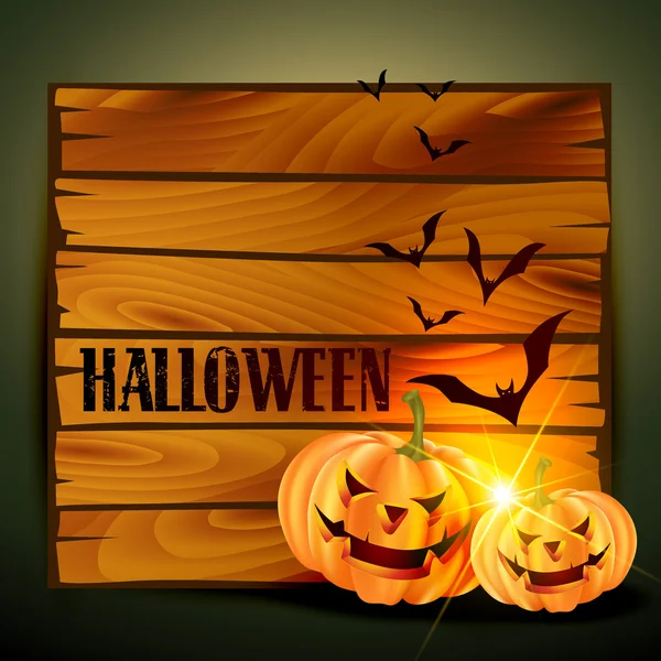 Zucca di Halloween vettoriale — Vettoriale Stock