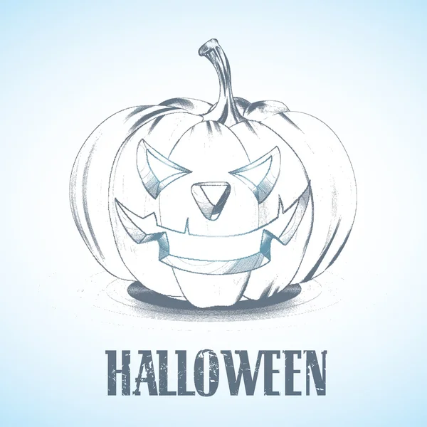 Halloween-Kürbis — Stockvektor