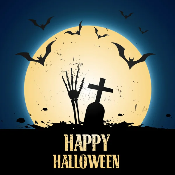 Vecteur effrayant conception halloween — Image vectorielle