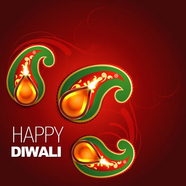 Veselé diwali design — Stockový vektor