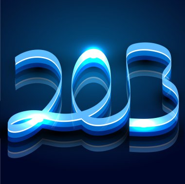 yaratıcı parlak yeni yıl