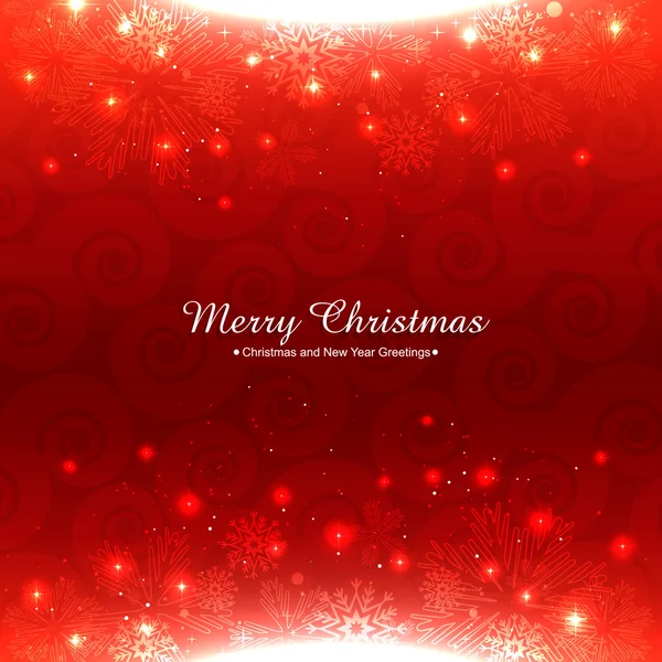 Shiny red christmas background — Stock Vector