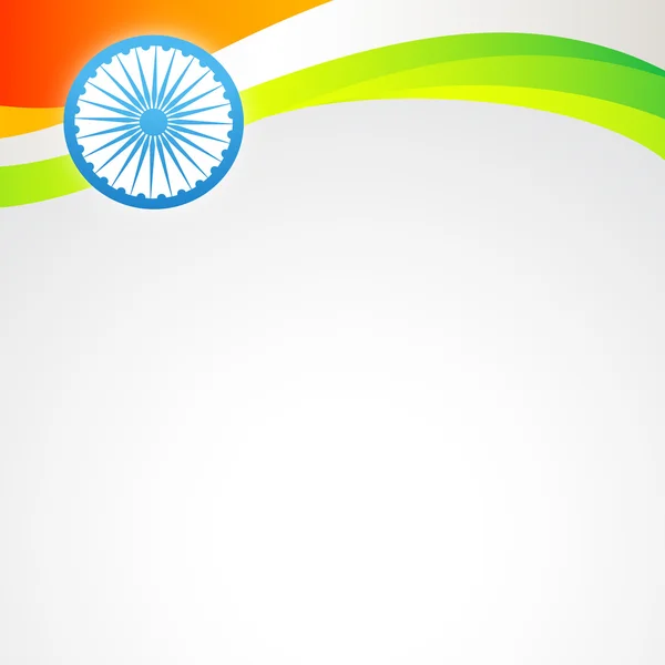 Vetor bandeira indiana — Vetor de Stock