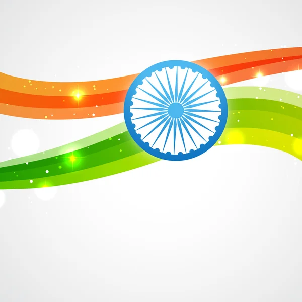 Vlag van India — Stockvector