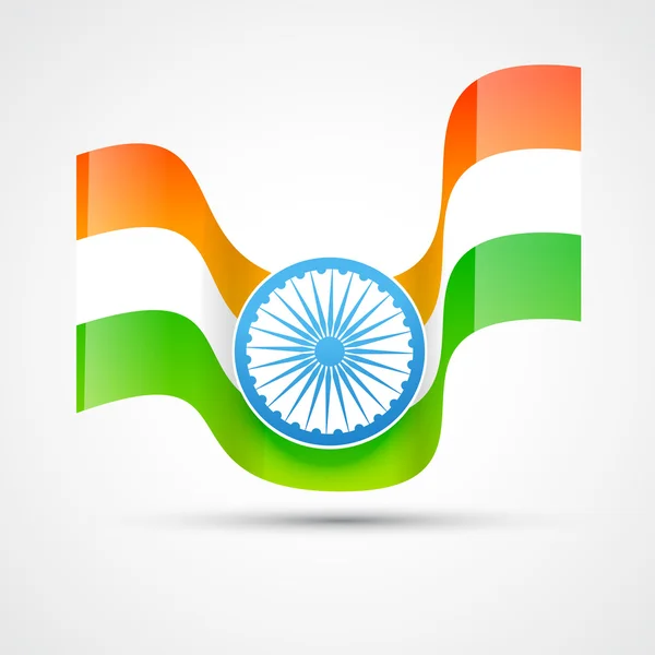 Indiase vlag ontwerpen — Stockvector