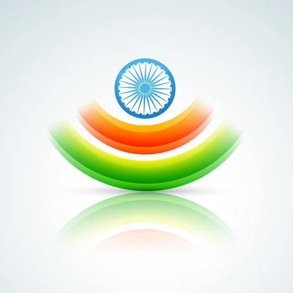 矢量印度国旗设计 — 图库矢量图片