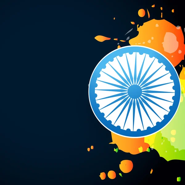 Indiska flaggan design — Stock vektor