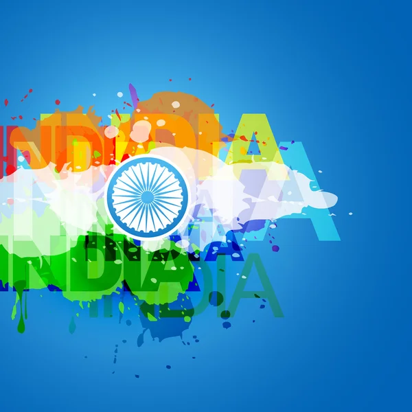 Vector indian flag design — Stock Vector