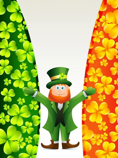 Leprechaun character — Stock Vector