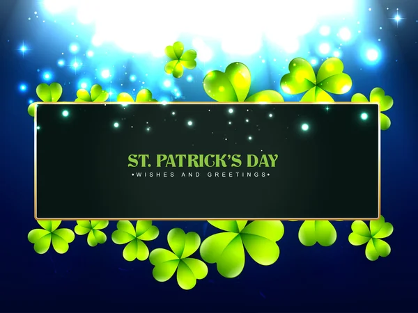 Beautiful st patrick's day design — Stock Vector