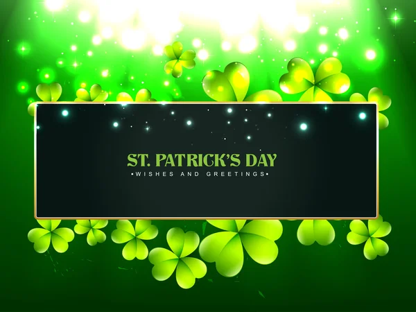 Beautiful st patrick's day design — Stock Vector