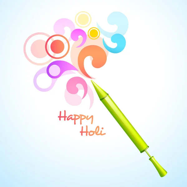 Holi pichkari — Image vectorielle