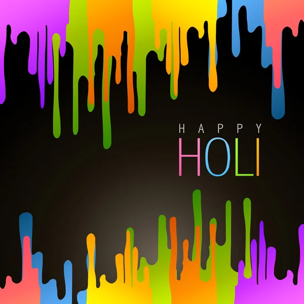 Fond holi coloré — Image vectorielle