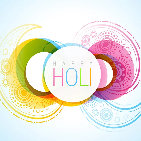 Indian holi festival — Stock Vector