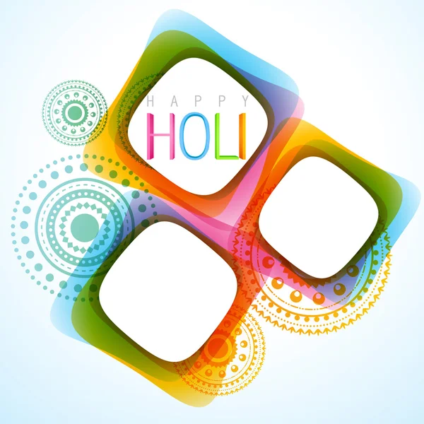 Fond holi coloré — Image vectorielle