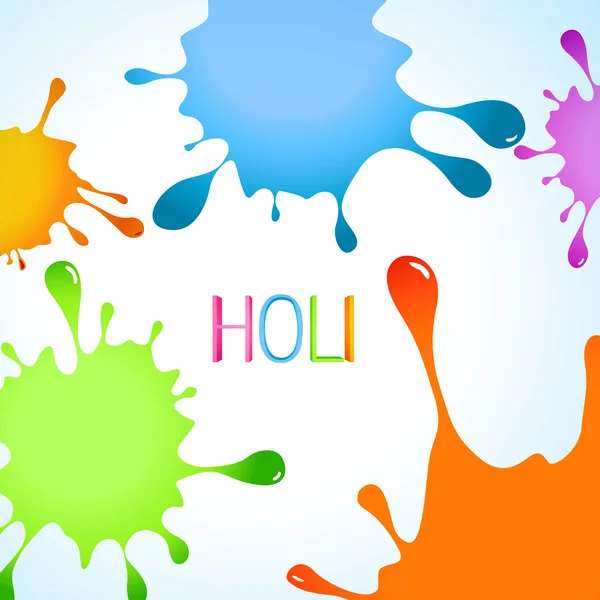 Holi festival background — Stock Vector