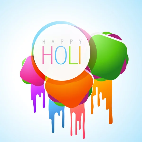 Colorful holi background — Stock Vector