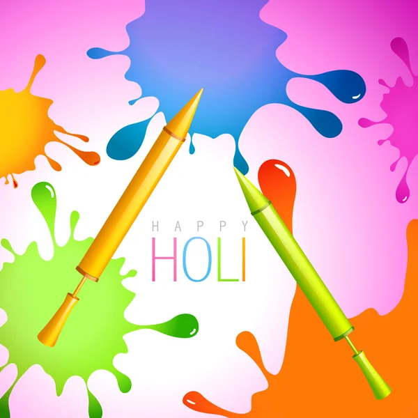 Kleurrijke holi achtergrond — Stockvector