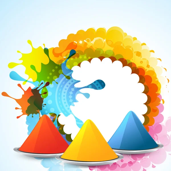 Holi festival background — Stock Vector