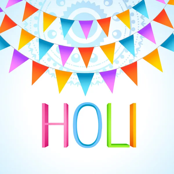 Fête du Holi Festival — Image vectorielle