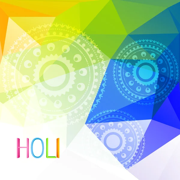 Indian holi festival — Stock Vector