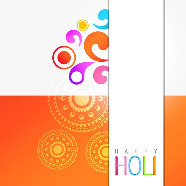 Holi festival viering — Stockvector