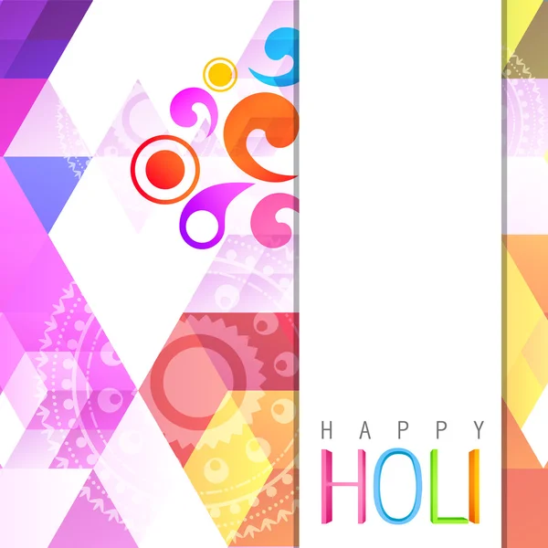 Indian holi festival — Stock Vector