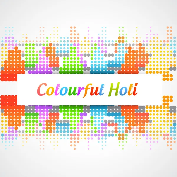 Holi festival background — Stock Vector