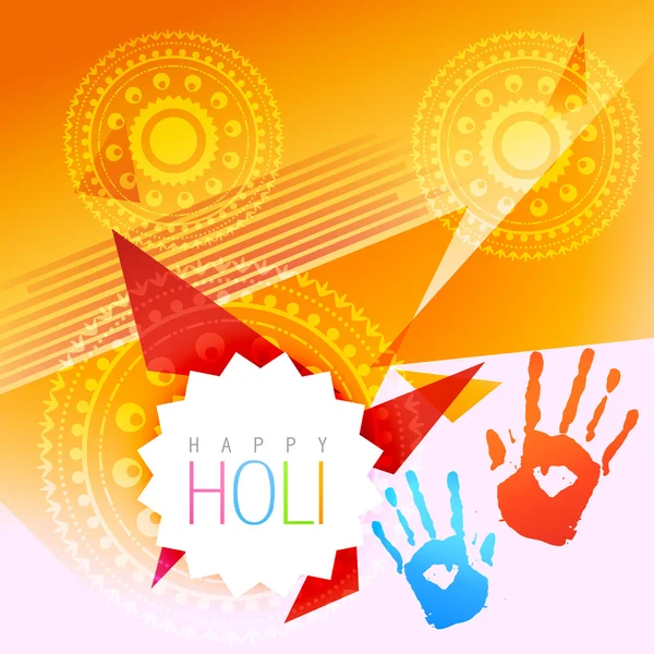 Farbenfrohes Holi-Fest — Stockvektor