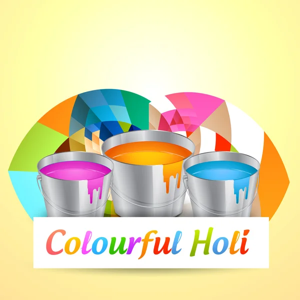 Holi festival background — Stock Vector