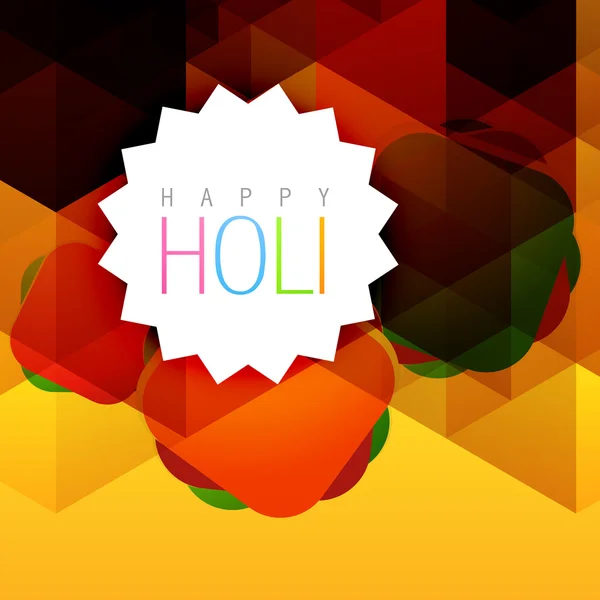 Colorful holi background — Stock Vector