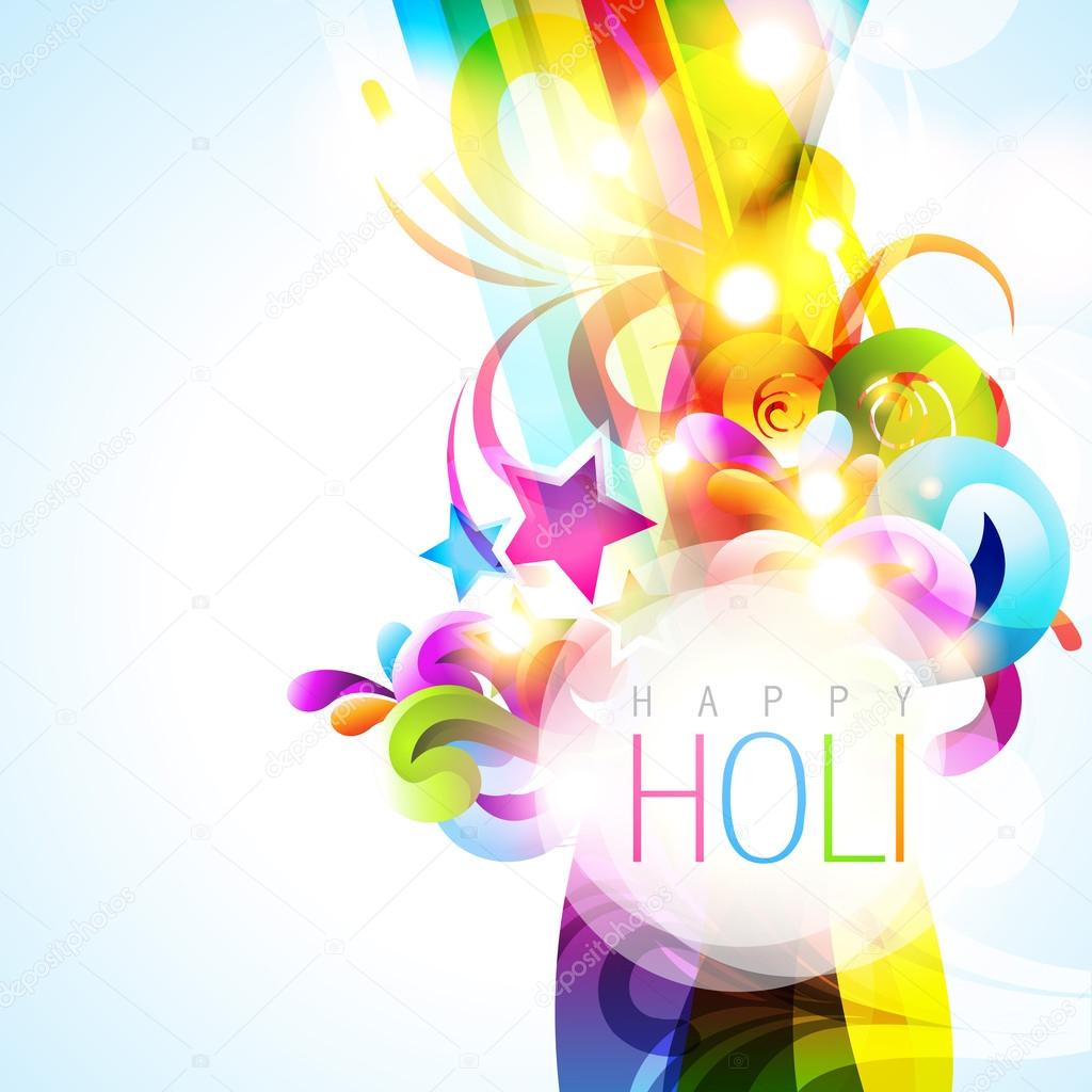 vector colorful holi background