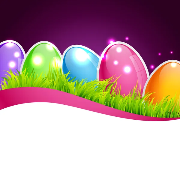 Diseño de banner de Pascua — Vector de stock