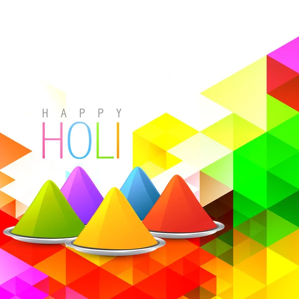 Holi gulal vector — Stock Vector