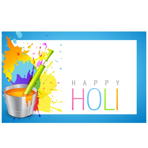 Indian festival holi — Stock Vector