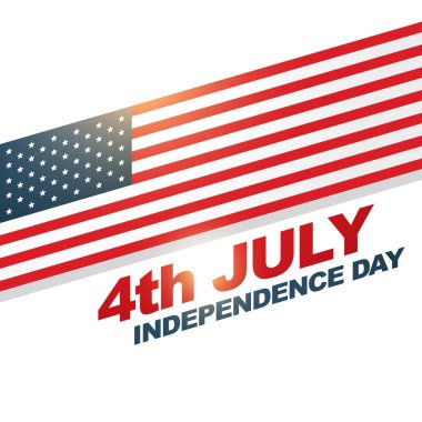 Amerikan bayrağı tasarım vektör