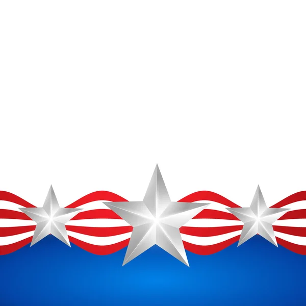 Eleganta amerikanska självständighetsdagen — Stock vektor