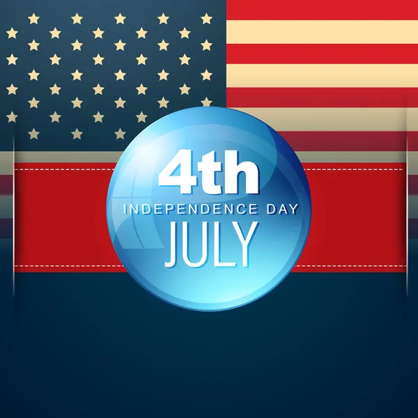 4th of july vector — Stock Vector