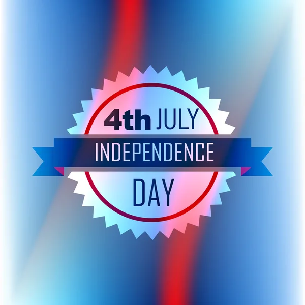 American independence day label — Stock Vector