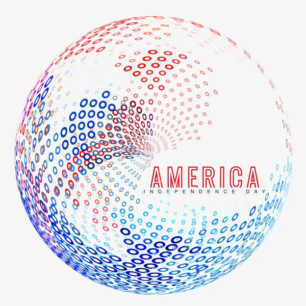 Creative american independence day — Stock Vector