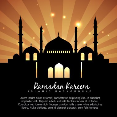 ramadan kareem islamic background clipart
