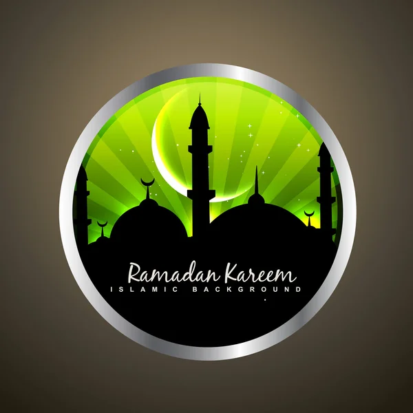 Etiqueta ramadan kareem — Vetor de Stock