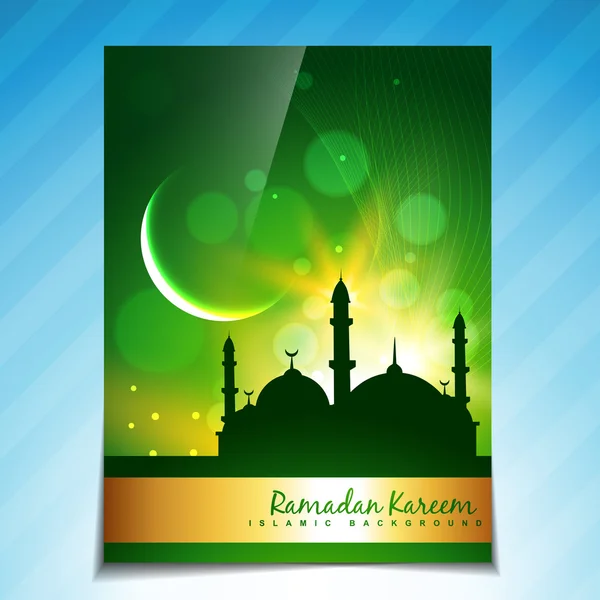 Ramadan brosúra háttér — Stock Vector