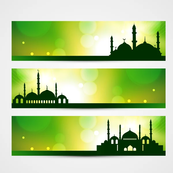 Eid banners — Stock Vector