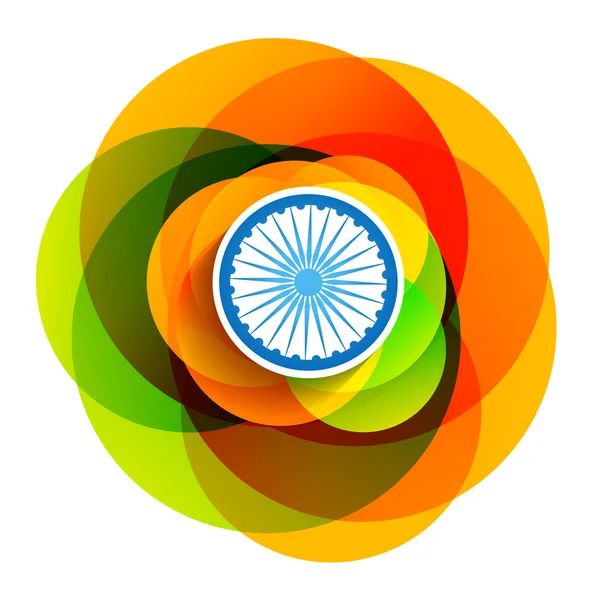 Estilo creativo bandera india — Archivo Imágenes Vectoriales