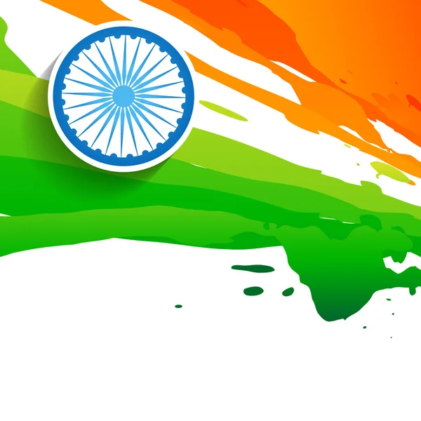 Indiase vlag ontwerpen — Stockvector