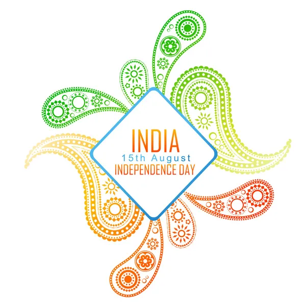 Design creativo della bandiera indiana — Vettoriale Stock