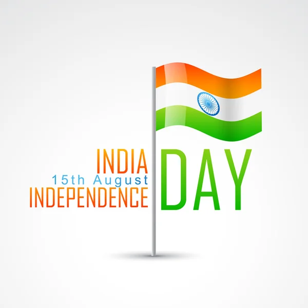 Día de la Independencia India — Vector de stock