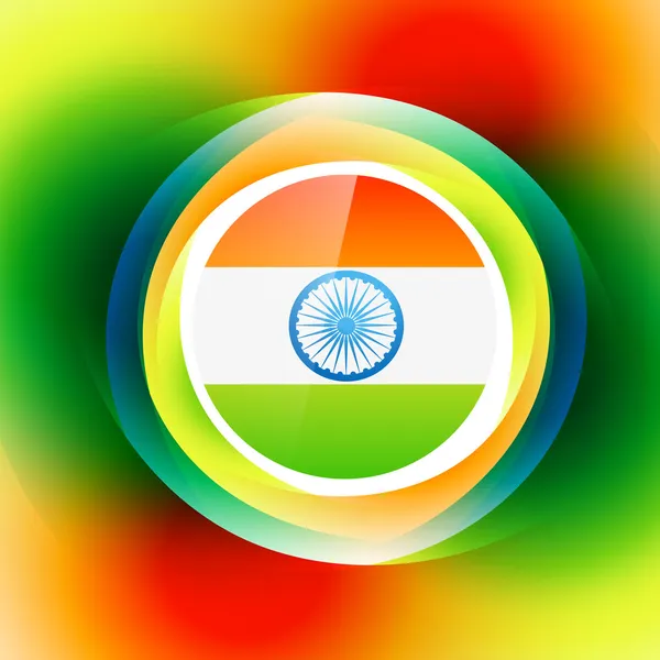 Kleurrijke Indiase achtergrond — Stockvector